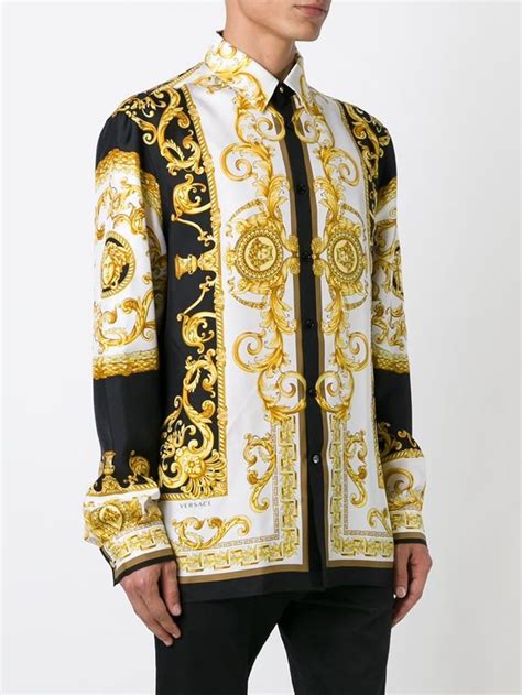 versace shirt herren|shirts that look like versace.